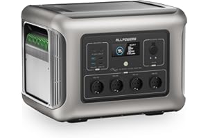 ALLPOWERS R2500 przenośna stacja zasilająca 2016 Wh, bateria LFP z 3500+ cykli, generator solarny z 4 wyjściami AC 2500 W, 1 godz., 100% szybkie ładowanie, mobilny magazyn prądu do domu, na kemping,