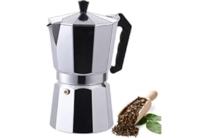 Rosixehird -Topf | Espresso Italienische Kollektion Klassische Herdplatten-Espressomaschine,Einfach zu bedienende Espressotasse Mokakanne, Macht köstlichen Kaffee