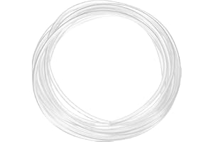 sourcing map Pneumatic Tubing Pipe Pu Hose 6mm OD x 4mm ID 5 Meters(16.4 FT) Air Compressor PU Polyurethane Line Hose Tube for Air Compressor Water Fluid Transfer, Clear