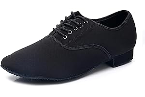 TINRYMX Zapatos de Baile Latino Hombre Moderno de tacón bajo Tango a Salsa práctic de salón Zapatos de Baile,Model-LHD401