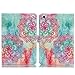 Produktbild iPad Air 2 Cover,elecfan® iPad Air 2 Smart Case Cover PU Ledertasche Schutzhülle Bumper Hüllen Tasche Leder Hülle Ultra Slim Lederhülle Flip Case Etui mit Standfunktion / Auto Sleep Wake up für iPad Air 2 / ipad 6 (iPad air 2, A03)