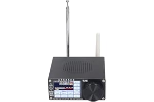 FOCKET ATS25X2 Vollband Funkempfänger, DSP Empfänger FM LW MW SW SSB Kurzwellenempfänger mit 2,4 Zoll Farb Touchscreen, Handheld Radio Recorder, Gehäuse aus Aluminiumlegierung