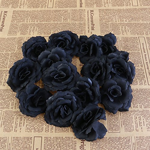 Tinksky 50 Stück Rose Seide Blume Hochzeit DIY Party Gartendekoration - 6