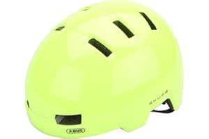 ABUS Casco da città Skurb - Casco da bici robusto per l'uso quotidiano, il pattinaggio, la BMX o il longboarding