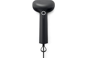 Plancha de vapor de mano Cirrus X de Steamery, 1200 W, Salida de vapor 20 g/min, Se calienta en 20 segundos, portátil, Diseño escandinavo minimalista, Negro