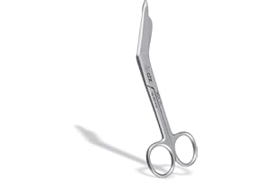 ‎DZ BEAUTY INSTRUMENTS Verbandscheren 14cm aus rostfreiem Edelstahl abgewinkelt