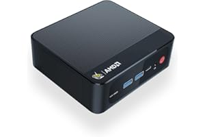 Beelink AMD Mini PC Ryzen 7 5800H(8C/16T,bis zu 4.4GHz), SER5 Pro Mini Computer Wi11 Pro, 16G DDR4 RAM/500G M.2 PCIe3.0 SSD, 4K Triple Displays, DP1.4, HDMI, Type-C, WiFi6, BT5.2