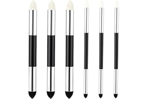 COPBOPWN 6Pcs Blending Stumps Sponge Pen Double Headed Oil Pastels Blending Art Pencils Tools Washable Sketch Rubbing Sponge Blending Sticks for Artists Student Professional Sketch Drawing Supplies