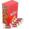 Lotus Biscoff | Caramelized Biscuit Cookies | Non-GMO and Vegan | 50p counts | 312g + Free Lotus Tin x 1