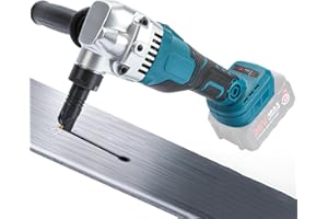 VEXNOOK Blechknabber Kompatibel mit Makita 18V – Kabellose Blechnibbler mit 360° Drehbarem Knabberkopf und Einstellbaren 3 Geschwindigkeiten, Ausgestattet mit Bürstenlosem Motor für Edelstahl und Aluminium