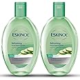 Eskinol Refreshing Facial Deep Cleanser, 225ml, Twin Pack, | With Pure Cucumber Extracts| Micro-Cleanse & Anti-Bacterial Formula| Skin Brightening Face Toner for Men & Women