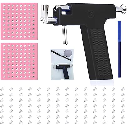 CIZME Set Da 7 Pezzi Per Piercing Al Naso, K Per Piercing - Foto 6