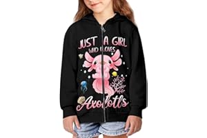 DISNIMO Kapuzen-Sweatshirt-Jacke für Kinder, Mädchen, mit durchgehendem Reißverschluss, langärmelig, lässiger Mantel, Oberteil, 6–16 Jahre