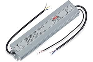 VARICART Alimentation LED 12V 8.33A, Driver Dimmable 100W, IP67 Extérieur Etanche Transformateur AC 220V 12V DC Tension Constante Adaptateur LED Basse Tension, TRIAC et 0/1-10V, pour Bande LED G4 MR16