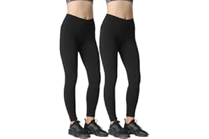 4How Legging de Sport Femmes Coton Aptitude Yoga Pantalon Confortable Modèle Classique