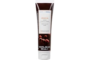 KORRES ARGAN OIL Haarmaske, pflegende Maske mit Bio-Arganöl, Sheabutter & Weizenproteinen, ideal für coloriertes Haar, vegan,125 ml