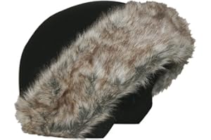 COOLCASC Multisport Couvre-Casque Exclusive Fourrure Brun