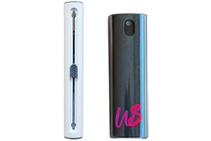 WS WorlsTrend Pack de 1 Limpiador de Pantalla Móvil/Pc/TV/iPad/MacBook con Paño de Microfibra - 1 Bolígrafo Limpiador para Airpods - Kit de Limpieza Multifunción para Auriculares - Ideal para Viajar.