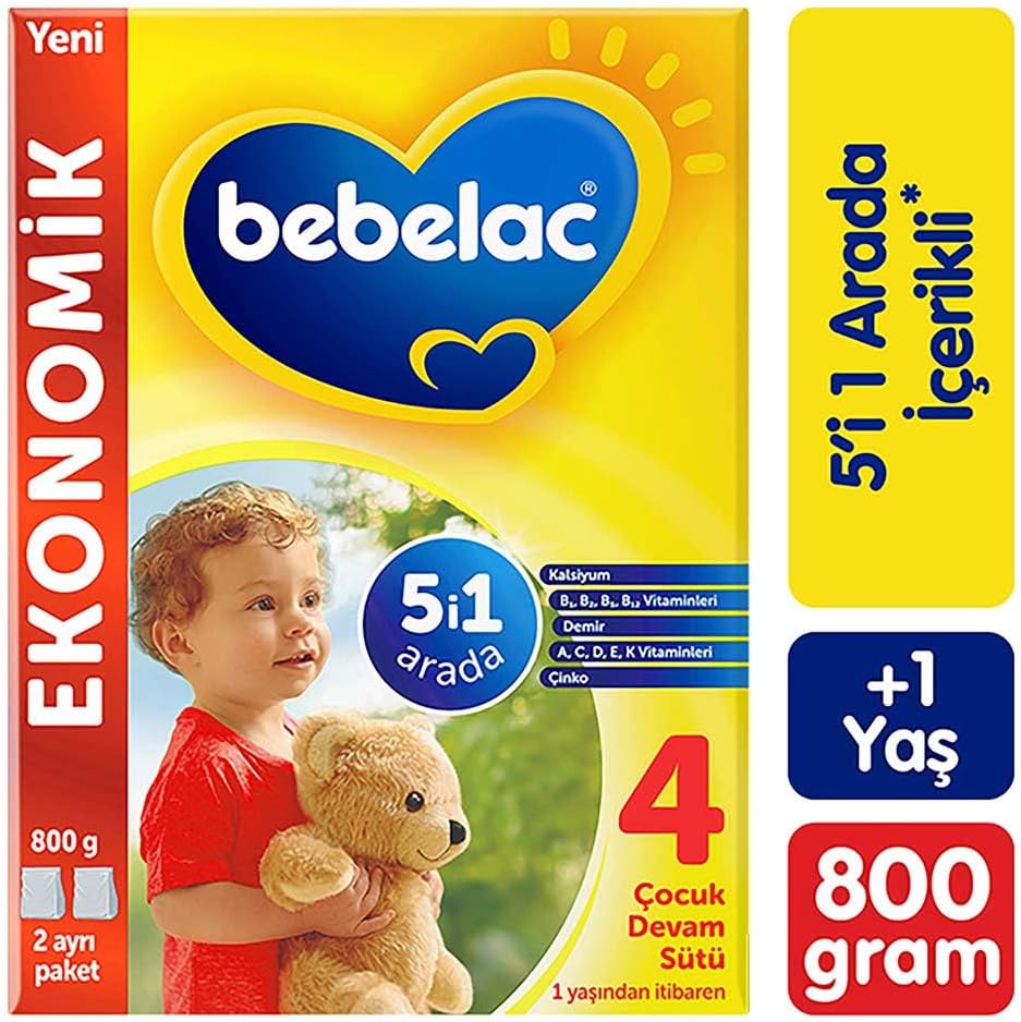 BEBELAC 4 Çocuk Devam Sütü, 800gr, 1 yaş+