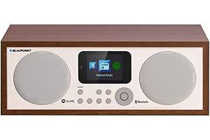 Blaupunkt IR10BT DAB Internet-Radio Compatible with Spotify Connect Podcasts UPnP Bluetooth USB Port MP3 Mobile App
