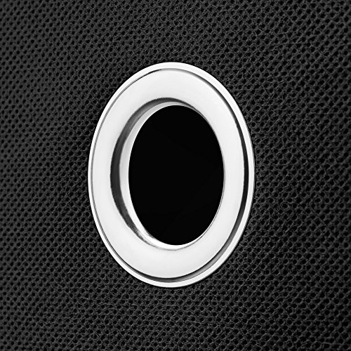 4er Set Schwarz Faltbox 28 x 28 x 28 cm Aufbewahrungsbox faltbar mit Deckel - 4