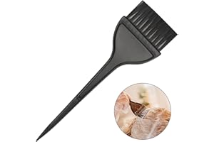 LABUYI 1 Pièce Pinceau Coloration Cheveux,Pinceau teinture Cheveux,Pinceau Cheveux,pour la Coloration des Cheveux Chez le Coiffeur Ou à la Maison,5.5 × 20.5 cm (Noir)