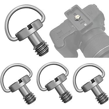 20 Adattatori Per Treppiede In Alluminio – Filettatura 1/4" E 3/8" Maschio/Femmina, Custodia Inclusa