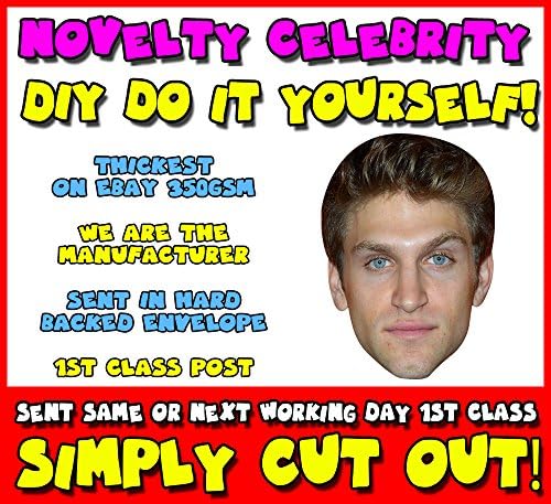 DIY - Do It Yourself Face Mask - Keegan Allen Celebrity Face Mask