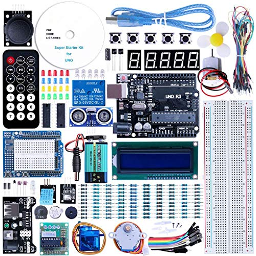 InisIE EL-KIT-003 UNO Project Super Starter Kit with Tutorial LCD1602 Module Compatible for Arduino UNO r3