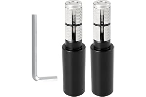 EMSea 1 par Cykelplatt Bar Förlängare Aluminiumlegering MTB Cykel Styr Barändförlängning 91x22,2 mm Cykelstammen Höjare 15-20 mm portade styren