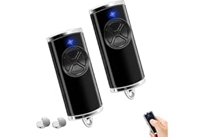 EFFDRDFS Télécommande 868 MHz Portail - Compatible avec Hörmann HSE2-868-BS, HS4-868-BS, HS1-868-BS, HSS4-868-BS, HSP4-868-BS - Émetteur Manuel 4 Canaux,2 PCS