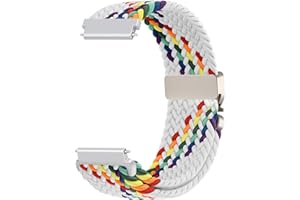 Issinlky Nylon Intrecciato Pasek orologio do 18mm 20mm 22mm, elastyczny pasek zamienny z szybkim zapięciem dla kobiet i mężczyzn