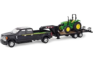 ERTL 46630 Ford Pickup with Gooseneck Trailer and John Deere Tractor
