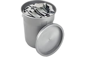 POLOPLAST PZ 5 CARAPINA, CONTENITORE CILINDRICO PER GELATO, PER VETRINA CONTENITORE a POZZETTO ROTONDO PER USO PROFESSIONALE