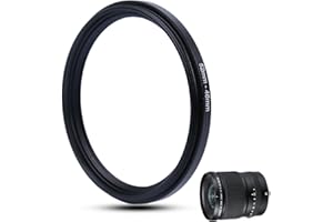 HOSIFIY Metalowy adapter do filtra Step-Down Ring – 52 mm na 46 mm – metalowy pierścień step-down adapter do filtrów, kompatybilny ze wszystkimi 46 mm UV, CPL, ND, osłonami obiektywu, obiektywami gwintowanymi