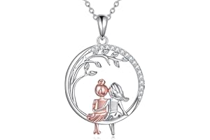 VONALA Collar de plata de ley 925 para 3 hermanas, joyería de la amistad, regalos de cumpleaños para mujer