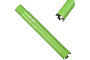 BETTERI Couronne de forage diamant de 52 mm - Longueur utile : 300 mm - Couronne de forage UNC 1 1/4" - Pour carotteuse - Couronne de forage à sec pour béton