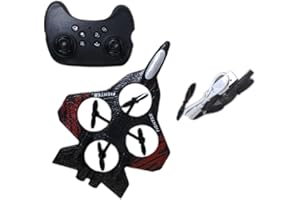 Colcolo Foam RC Airplane Fighter Model, 360° Flip & Roll Stunt Plane with 2.4GHz Remote, Lightweight & Durable EPP, Easy Control for Beginners Ages 14+, Kids Adults, Outdoor Toy with LED Lights, Red