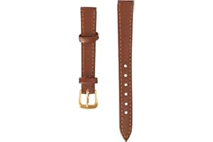 LV. LIFE Bracelet de Montre, Bracelet de Montre Universel Unisexe à Boucle Ardillon 12 Mm à 22 Mm en Option Large en Cuir PU Bracelets de Montre de Remplacement Accessoire Marron pour Hommes Femmes
