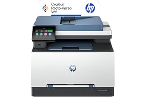 HP Color Laserjet Pro 3302fdw, 499Q8F, Imprimante Multifunction A4, Recto/Verso Automatique Couleur, 25 ppm, USB, Wi-FI, Fax, Copie, ADF, Smart, Bleue