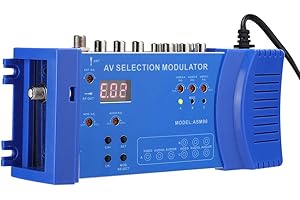 CCYLEZ Modulateur HDMI numérique RF, modulateur VHF/UHF Double Bande Portable, convertisseur Portable Standard PAL/NTSC, modulateur AV Multiple en Option pour TV, PC, DVD