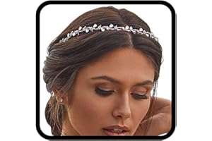 ‎YEAN Yean Strassstein-Haarbänder für Damen, Hochzeit, Braut-Kopfschmuck, Kristallblumen-Diadem, Stirnband, Brautdiadem, Hochzeitszubehör