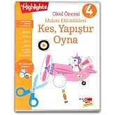 Okul &Ouml;ncesi Makas Etkinlikleri Kes, Yapıştır, Oyna 4. Seviye