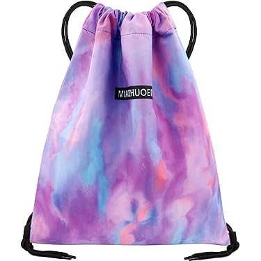 gymtas met trekkoord 42x36cm iriserend
