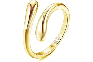 FASACCO 14k Gold Fillled Toe Rings for Women Hug CZ Triple Moonstone Snake Knot Simple Band Toe Rings Adjustable Toe Rings