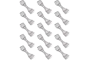 FRUITLET Lot de 15 Supports de mèche en métal pour Bougie à 3 Trous, Outil de Fabrication de Bougies, maintient Les mèches en Place pour Les Bougies Faites à la Main, Argent