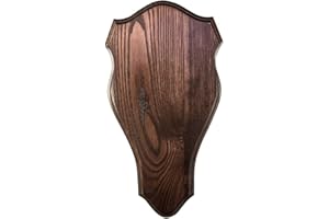 Hi Life Living Nature Escudo de Madera para Trofeo de Ciervo. Panel. Cuerno. Astas. 51x26cm 030101