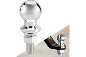 HUAMUDM Bola de Enganche de Remolque, 50 mm, 3,5 T,Bola de Enganche para Remolque,Bola De Remolque con Tuerca,Bola De Remolque para Tractor,Bola De Enganche para Tractor (Ø22mm)