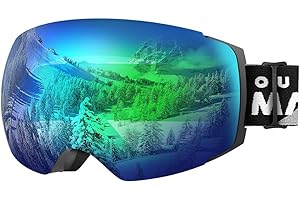 OutdoorMaster gafas de esquí PRO - Lente intercambiable sin marco 100% Protección UV400 Gafas Ski Snowboard for Mujer & hombre