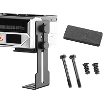 Supporto Regolabile Per Scheda Grafica In Alluminio – 2 Pezzi, Altezza 75-120 Mm, Base Magnetica, Per PC Gaming - 2